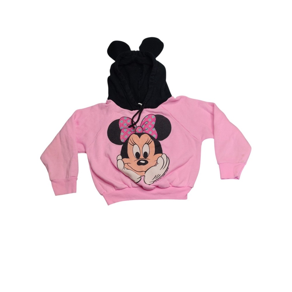 Minnie Disney by Jog Togs Girls Sweatshirt Size 4T Vintage 80's/90s Made‎ in USA